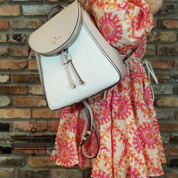 Warm Beige Parchment Kate Spade Leila MD Backpack main image 10